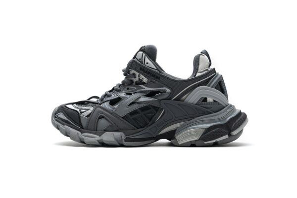 568615 W2GN3 1285 Blenciaga Track 2 Sneaker Charcoal