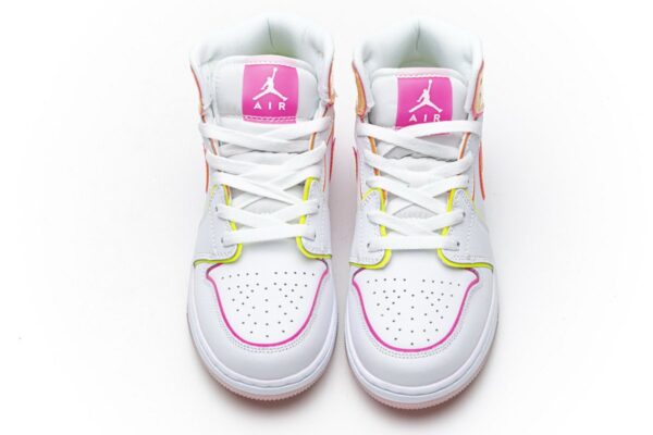 CV4611-100 Air Jordan 1 Mid GS “Edge Glow” - Image 4