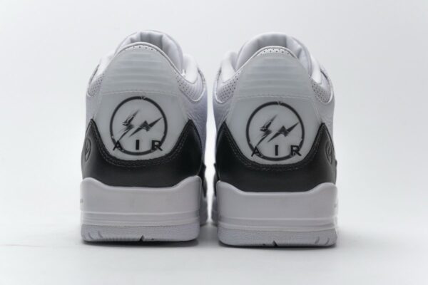 DA3595-100 Fragment Design x Air Jordan 3 Black White - Image 7