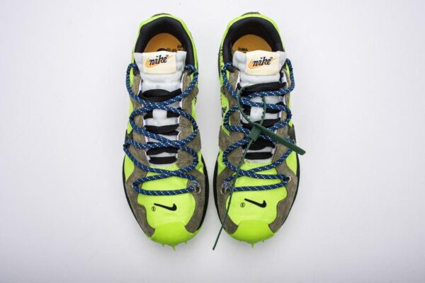 OFF WHITE X Nike Zoom Terra Kiger 5 White Electric Green CD8179-300 - Image 5