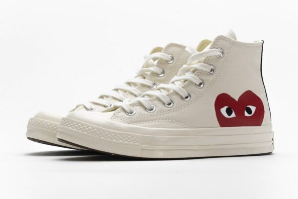 150205C CDG Play x Converse Chuck Taylor All Star 70 High Top - Image 6