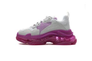 544351 W09O1 2281 Balenciaga Triple S White Pink