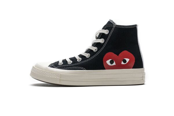 150204C CDG Play x Converse Chuck Taylor All Star 70 High Top