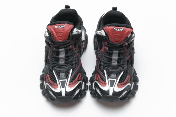 568615 W2GN3 6000 Blenciaga Track 2 Sneaker Burgundy - Image 4
