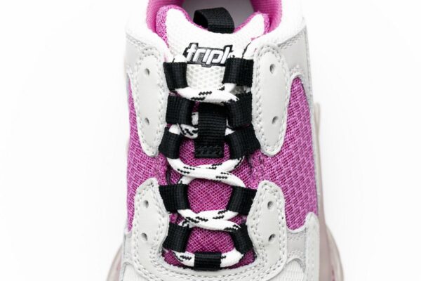 544351 W09E1 1633 Balenciaga Triple S Purple Red - Image 10