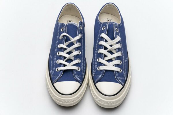 162064C Converse Chuck 70 OX True Navy Black Egret - Image 2