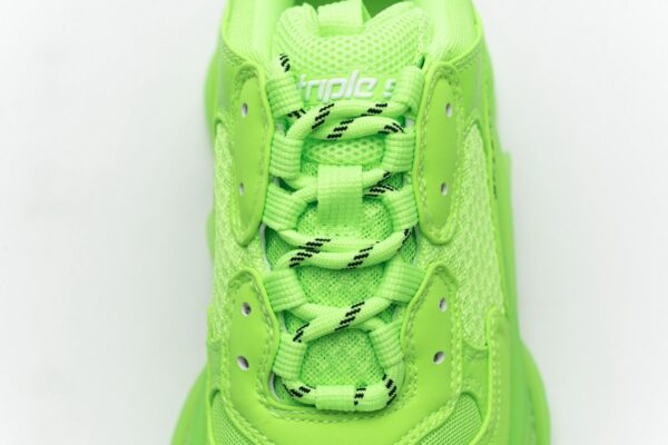 544351 W09O1 3802 Balenciaga Triple S Fluorescent Green - Image 8