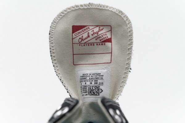 162058C Converse Chuck 70 OX Black Egret - Image 11