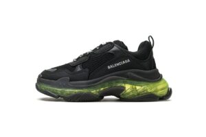541624 W09O1 2140 Balenciaga Triple S Black Green