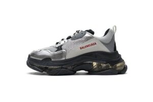 541624 W09E1 7320 Balenciaga Triple S Black Silver2
