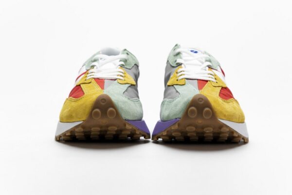 NB327LAB New Balance White Red Yellow - Image 5