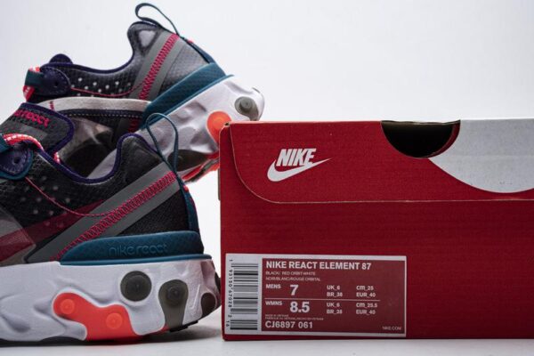 Nike React Element 87 Red Orbit CJ6897-061 - Image 2