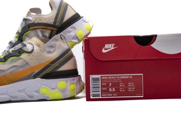 Nike React Element 87Undercover“Orewood Brown” AQ1090-101 - Image 3