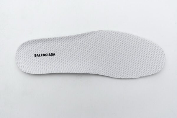 544351 W09E1 4552 Balenciaga Triple S White Red - Image 12