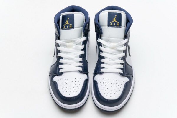 554724-174 Air Jordan 1 Mid Obsidian - Image 5