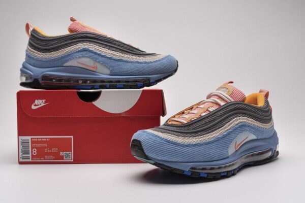 CQ7512-462 Nike Air Max 97 “Corduroy Light Blue” - Image 9