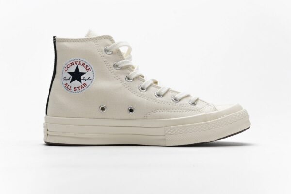 150205C CDG Play x Converse Chuck Taylor All Star 70 High Top - Image 8