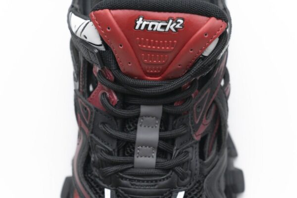 568615 W2GN3 6000 Blenciaga Track 2 Sneaker Burgundy - Image 8