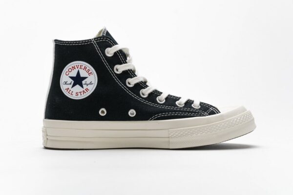 150204C CDG Play x Converse Chuck Taylor All Star 70 High Top - Image 8