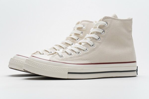 162053C Converse Chuck 70 HI Parchment Garnet Egret - Image 8