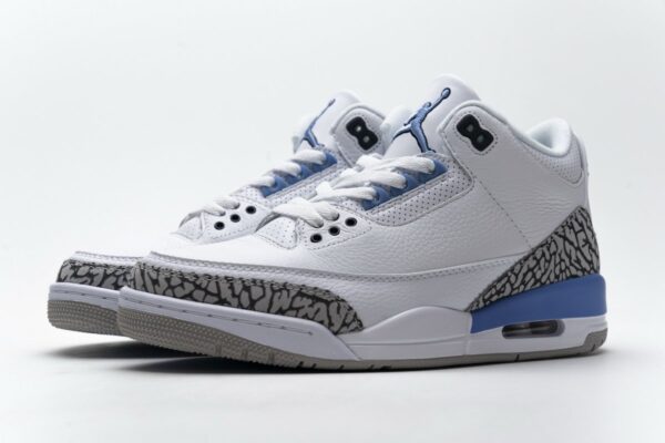 CT8532-104 Air Jordan 3 'UNC' - Image 6