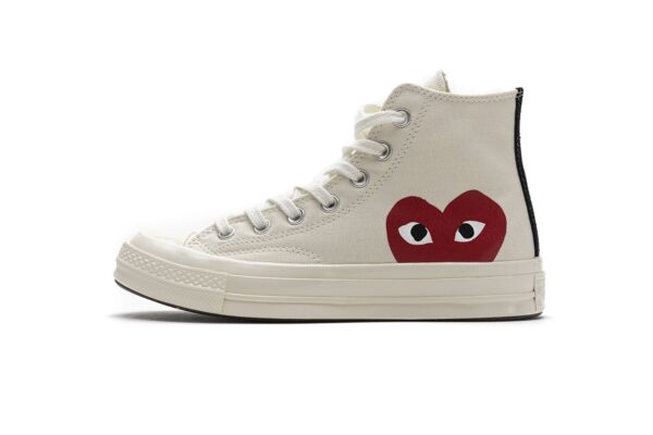 150205C CDG Play x Converse Chuck Taylor All Star 70 High Top