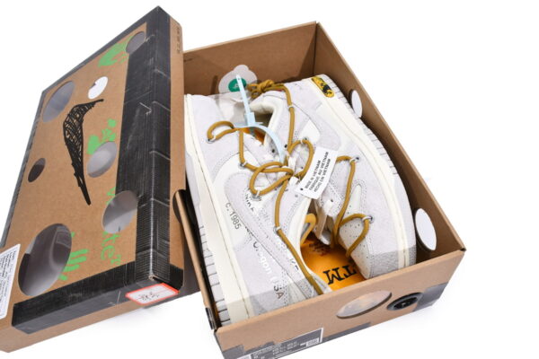 DJ0950-105 OFF WHITE x Nike Dunk SB Low The 50 NO.37 - Image 4