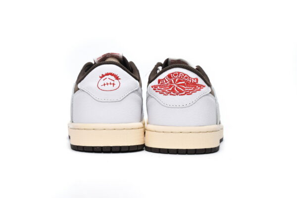 Travis Scott x Air Jordan DM2508-586 1 Low OG - Reverse Mocha - Image 7