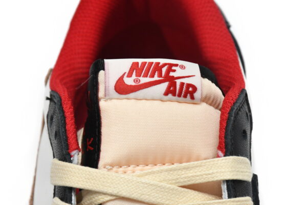DM7866-166 Travis Scott x Air Jordan 1 Low Black Red - Image 6