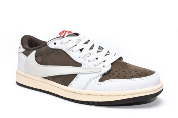 Travis Scott x Air Jordan DM2508-586 1 Low OG - Reverse Mocha - Image 5