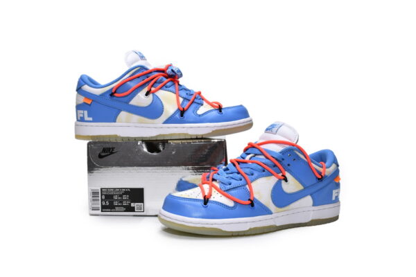 DD0856-403 Off White x Futura x Dunk Low SB UNC - Image 3