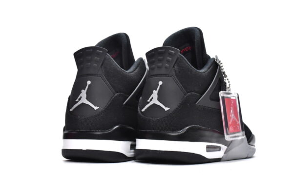 Air Jordan 4 Black Canvas - Image 5