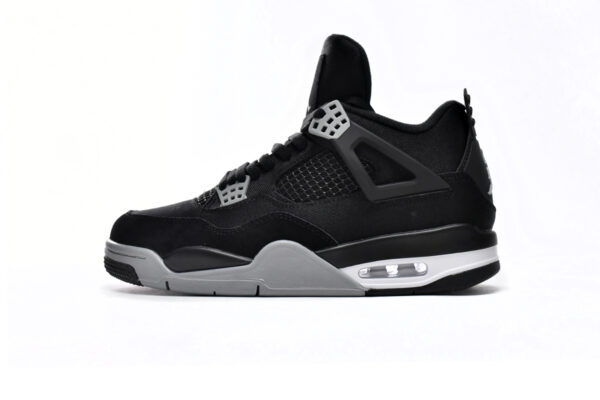 Air Jordan 4 Black Canvas