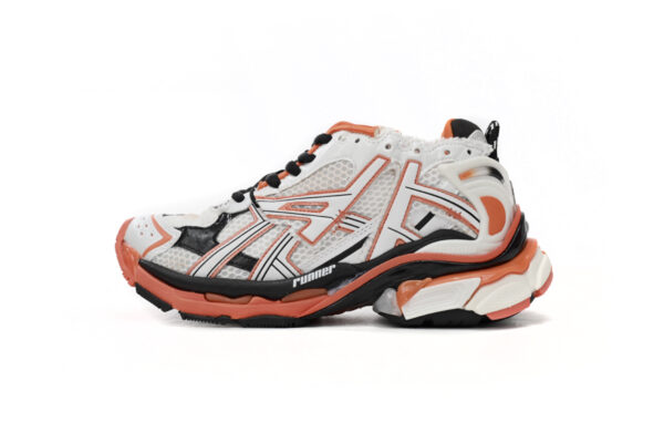 Balenciaga Runner White Orange Black