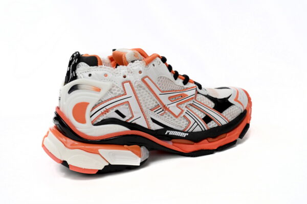 Balenciaga Runner White Orange Black - Image 2
