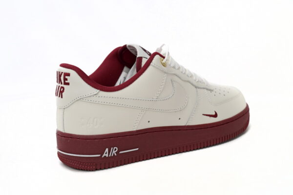 DQ7582-100 Nike Air Force 1’07 Low Beige Red - Image 7