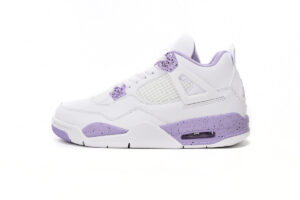 Air Jordan 4 White Purple Oreo