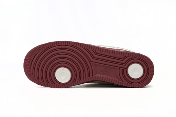 DQ7582-100 Nike Air Force 1’07 Low Beige Red - Image 9