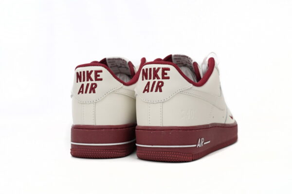 DQ7582-100 Nike Air Force 1’07 Low Beige Red - Image 8